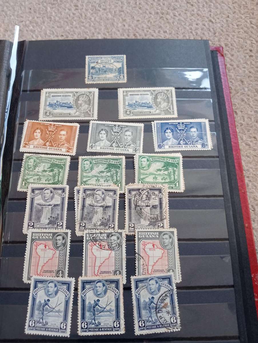 QUALITY STOCK BOOK WITH VALUABLE B.GUIANA,SOLOMON ISL AND MORE-MUST SEE BELOW