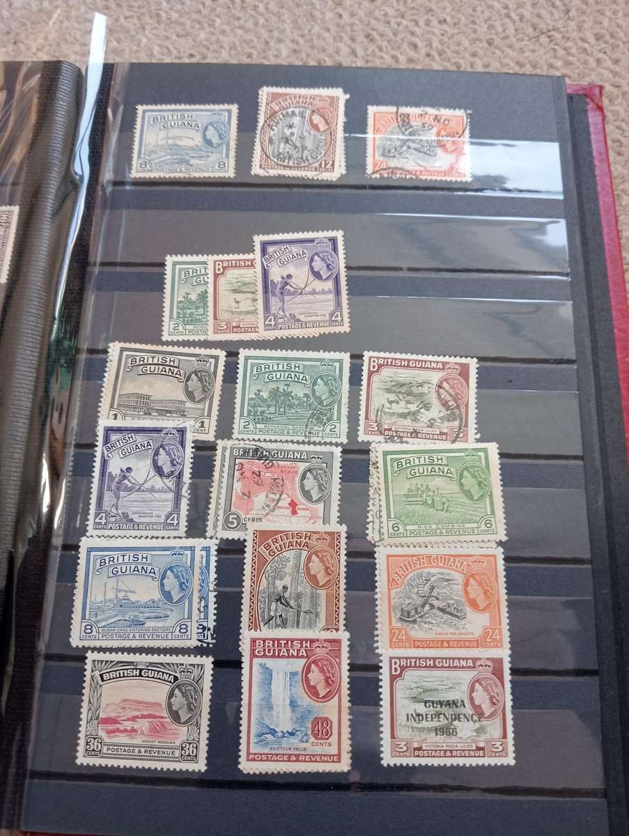 QUALITY STOCK BOOK WITH VALUABLE B.GUIANA,SOLOMON ISL AND MORE-MUST SEE BELOW