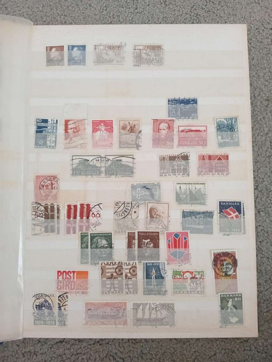 Denmark Stock Book with Early Valuable Lots