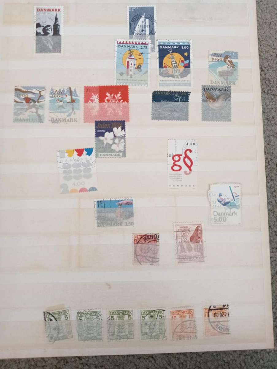 Denmark Stock Book with Early Valuable Lots