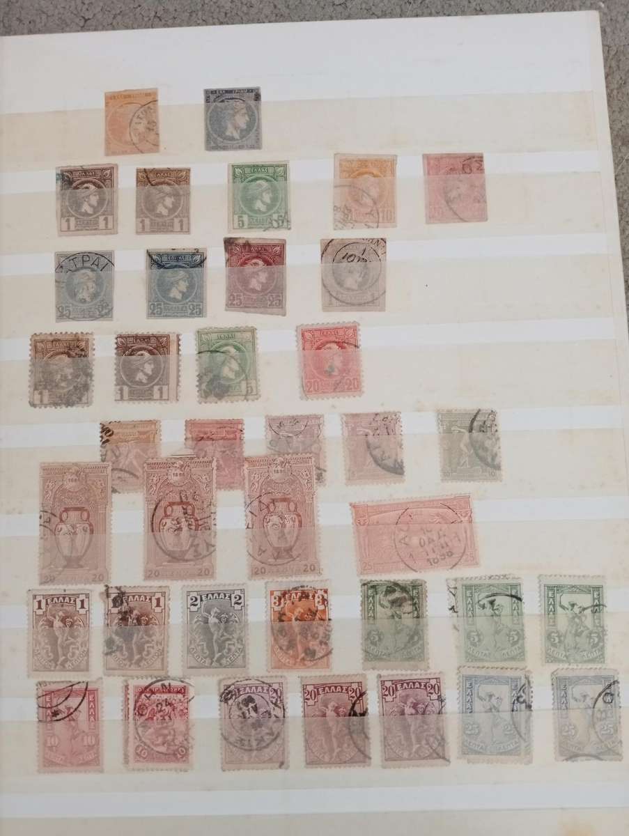 GREECE-MASSIVE COLLECTION EARLIE`S TO MID-PERIOD-MANY COMPLETE SETS MINT AND USED-MUST SEE BELOW