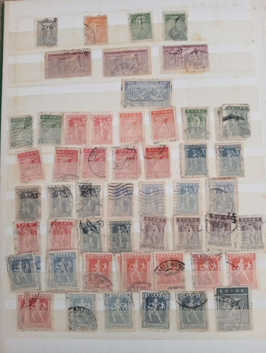 GREECE-MASSIVE COLLECTION EARLIE`S TO MID-PERIOD-MANY COMPLETE SETS MINT AND USED-MUST SEE BELOW