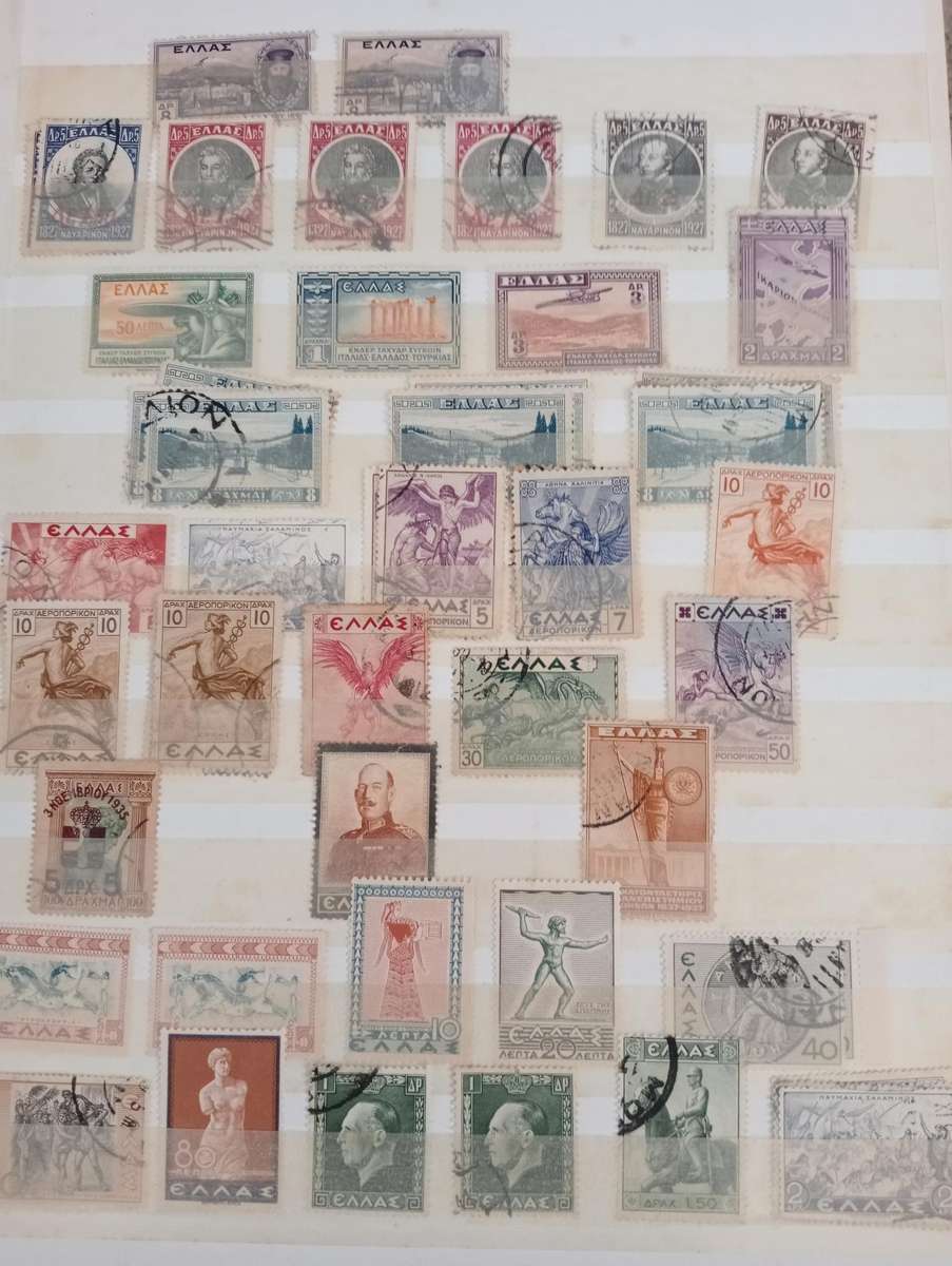 GREECE-MASSIVE COLLECTION EARLIE`S TO MID-PERIOD-MANY COMPLETE SETS MINT AND USED-MUST SEE BELOW