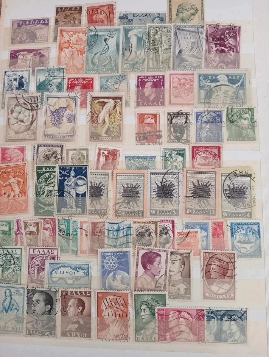 GREECE-MASSIVE COLLECTION EARLIE`S TO MID-PERIOD-MANY COMPLETE SETS MINT AND USED-MUST SEE BELOW