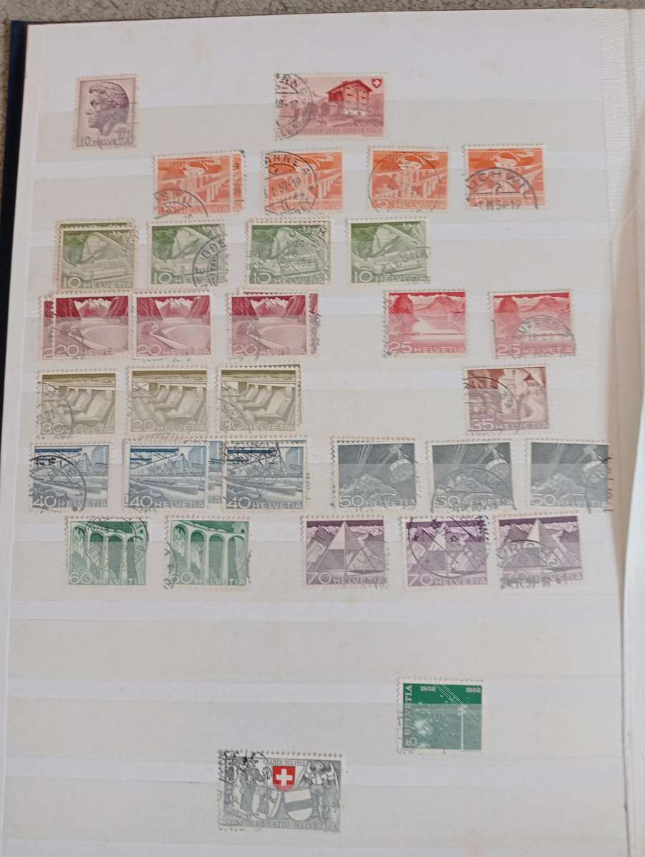 SWITZERLAND-EARLY TO MIS PERIOD COLLECTION IN STOCK BOOK-MUST SEE BELOW