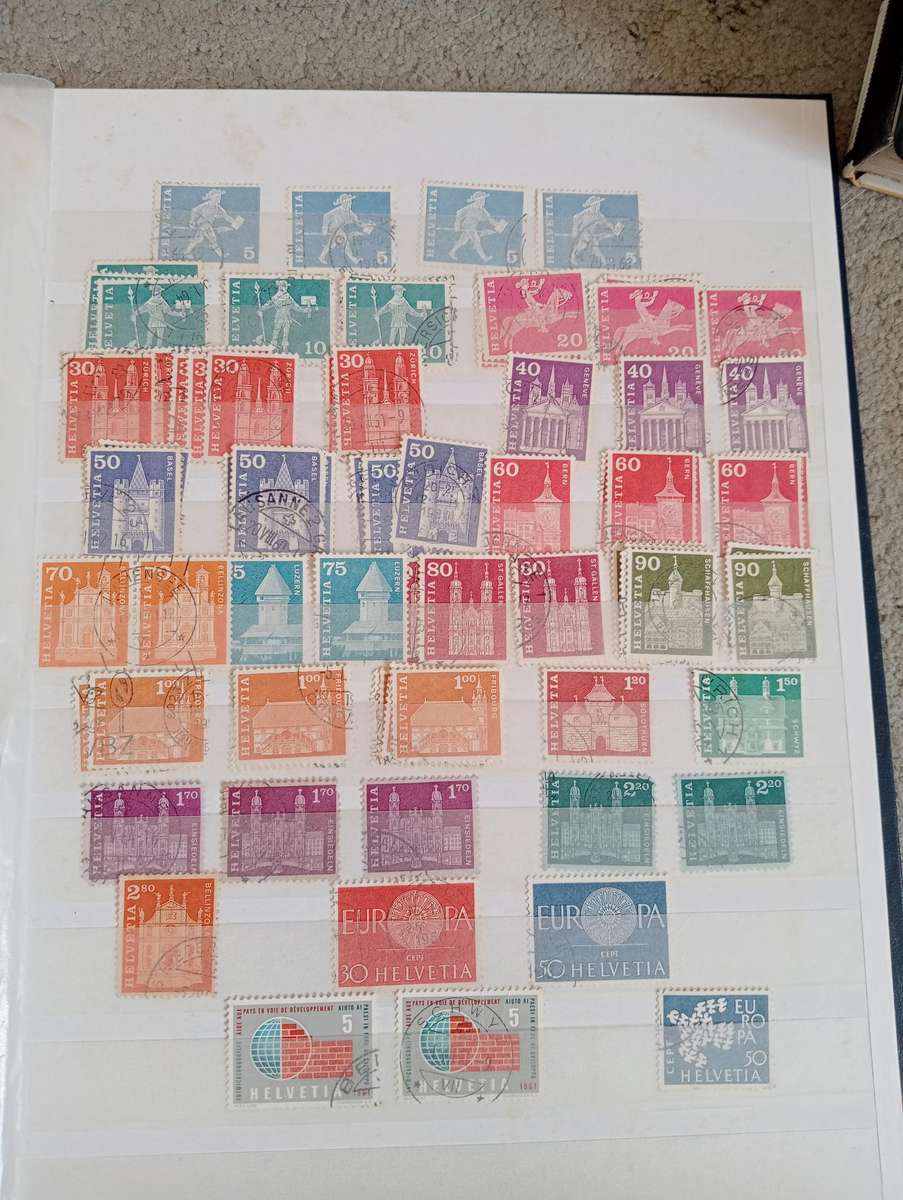 SWITZERLAND-EARLY TO MIS PERIOD COLLECTION IN STOCK BOOK-MUST SEE BELOW