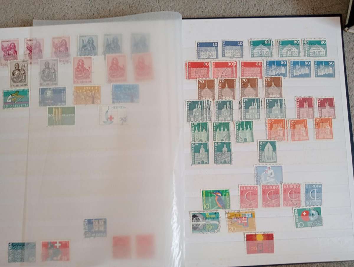 SWITZERLAND-EARLY TO MIS PERIOD COLLECTION IN STOCK BOOK-MUST SEE BELOW