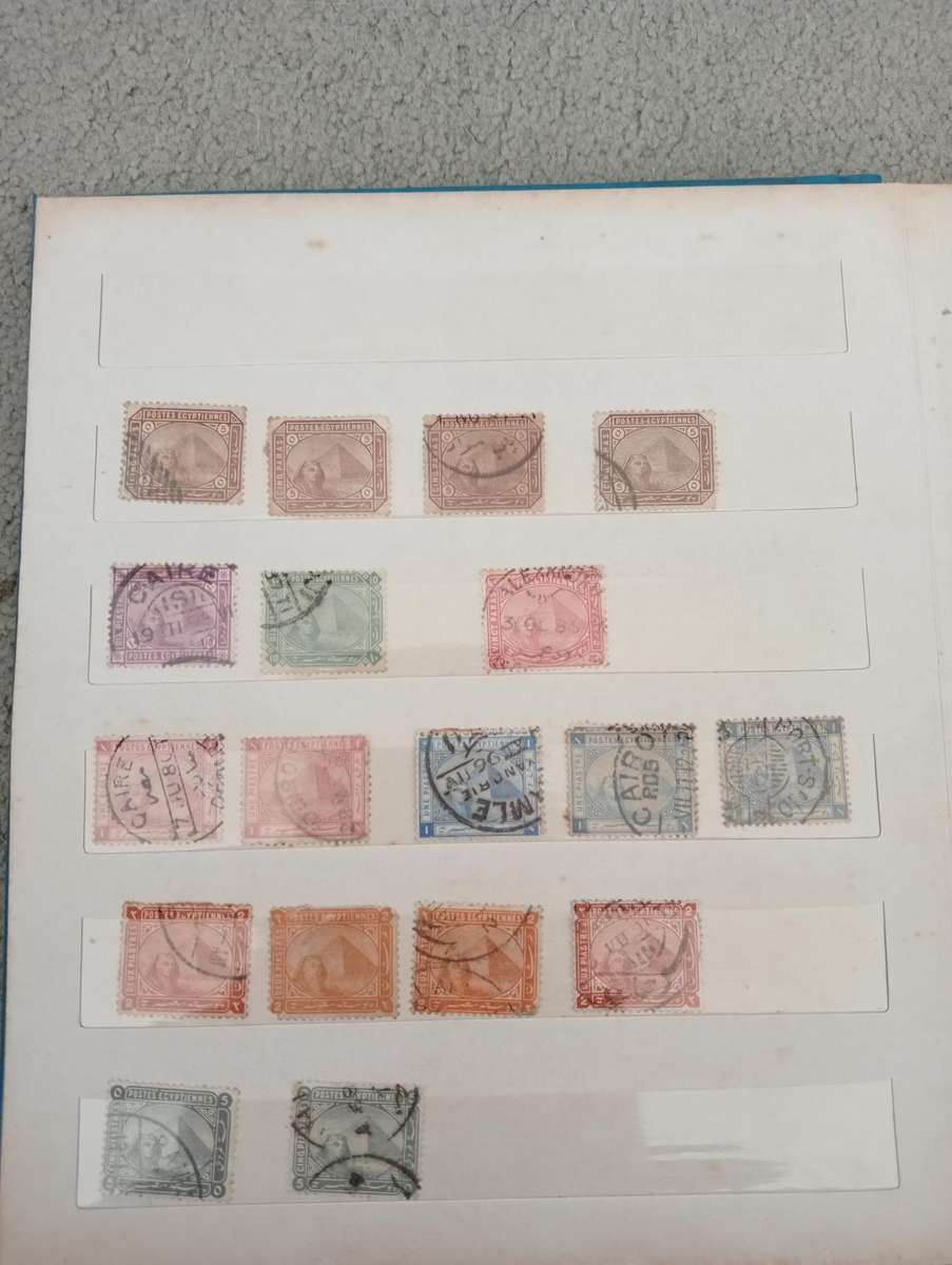 EGYPT-scarce stock book with many useful sets and singles-must see below
