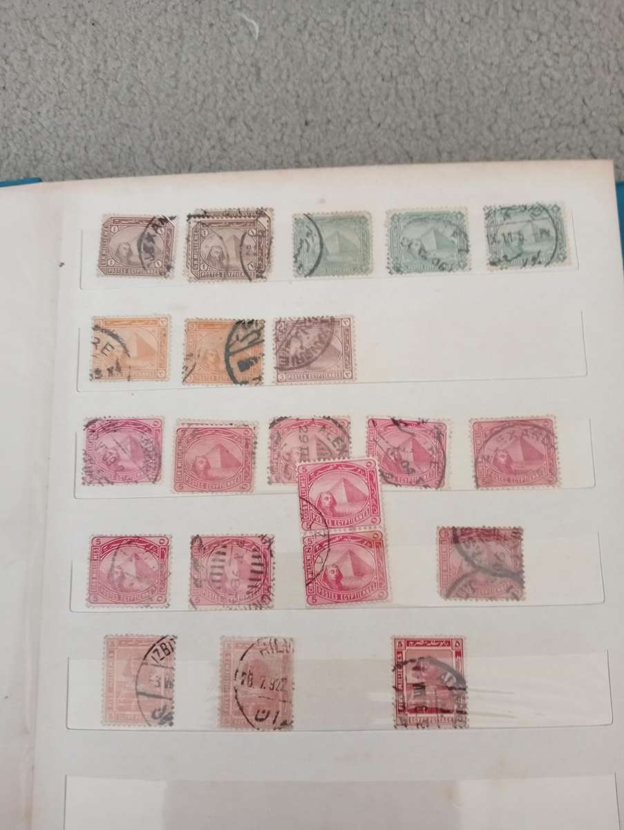 EGYPT-scarce stock book with many useful sets and singles-must see below