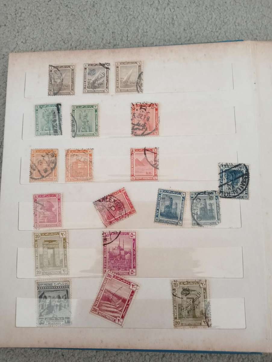 EGYPT-scarce stock book with many useful sets and singles-must see below