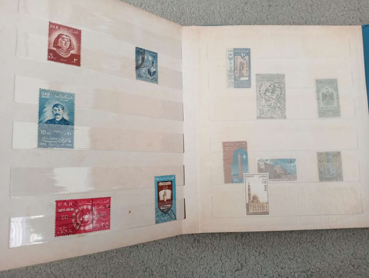 EGYPT-scarce stock book with many useful sets and singles-must see below