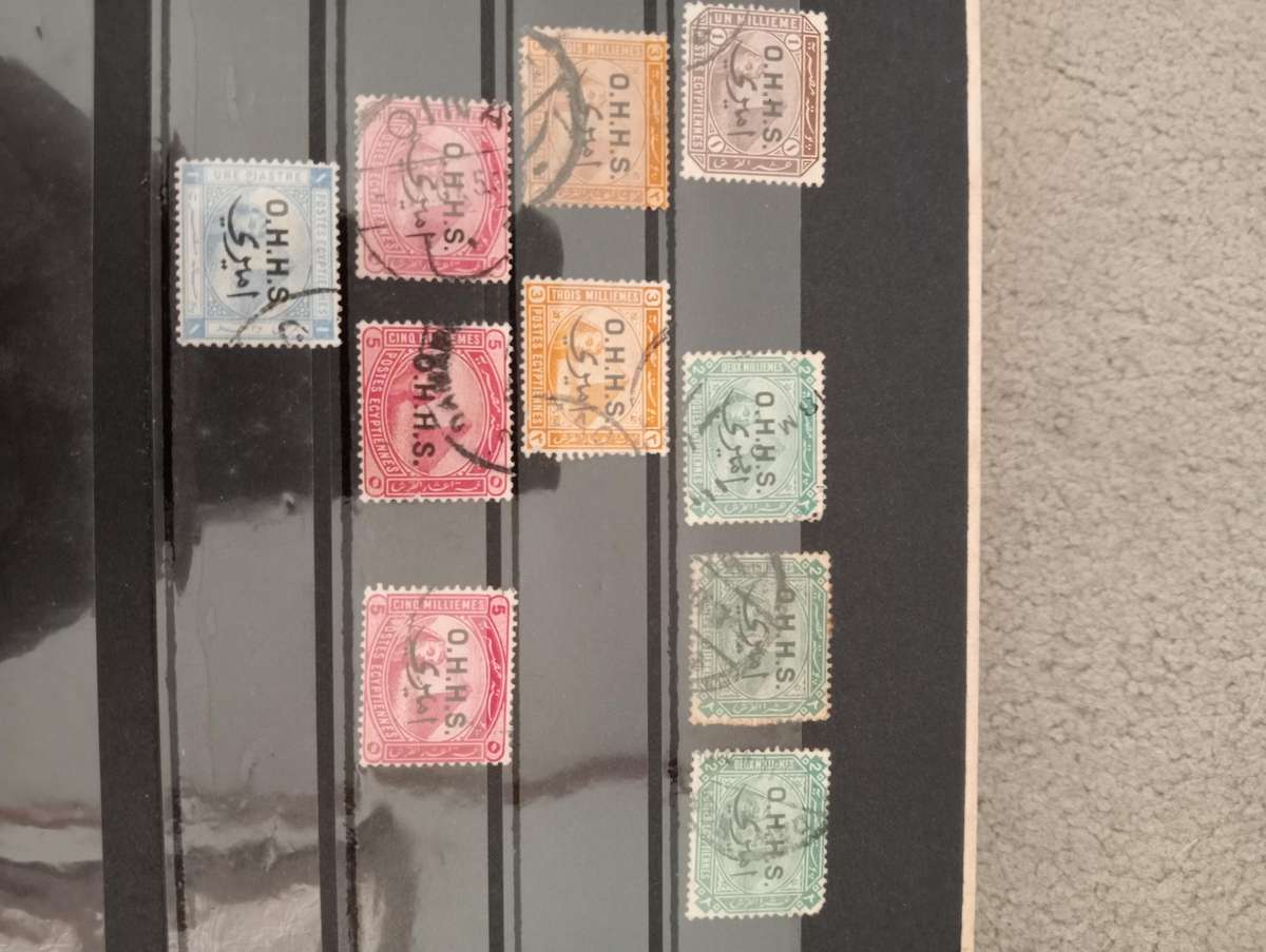 EGYPT-scarce stock book with many useful sets and singles-must see below