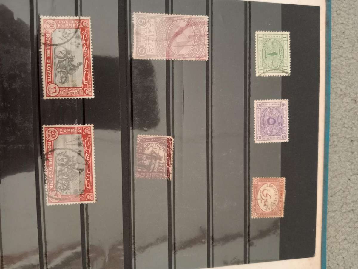 EGYPT-scarce stock book with many useful sets and singles-must see below