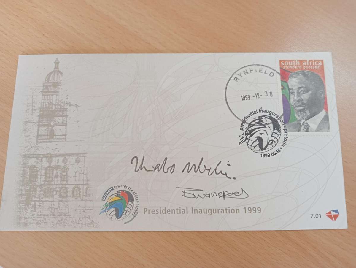 RSA SIGNED COVERS-must see all today   INCLUDING MANDELA SIGNED BY DESIGNER- read below