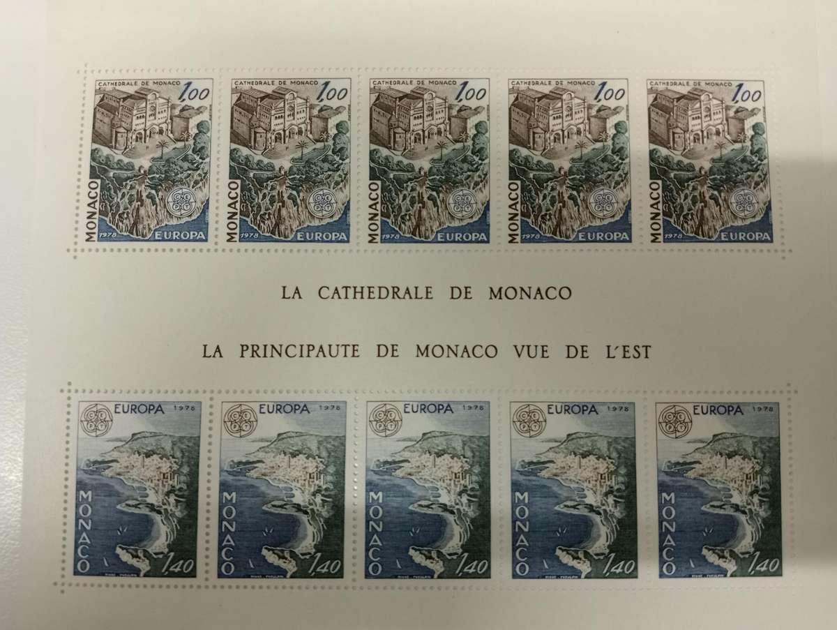 MONACO -VERY SCARCE m/sheets EUROPA etc  R1680.00 superb umm