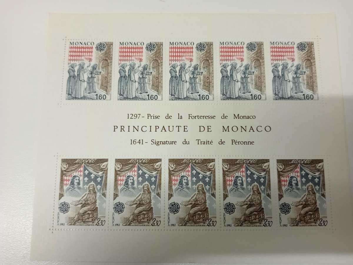 MONACO -VERY SCARCE m/sheets EUROPA etc  R820.00 superb umm