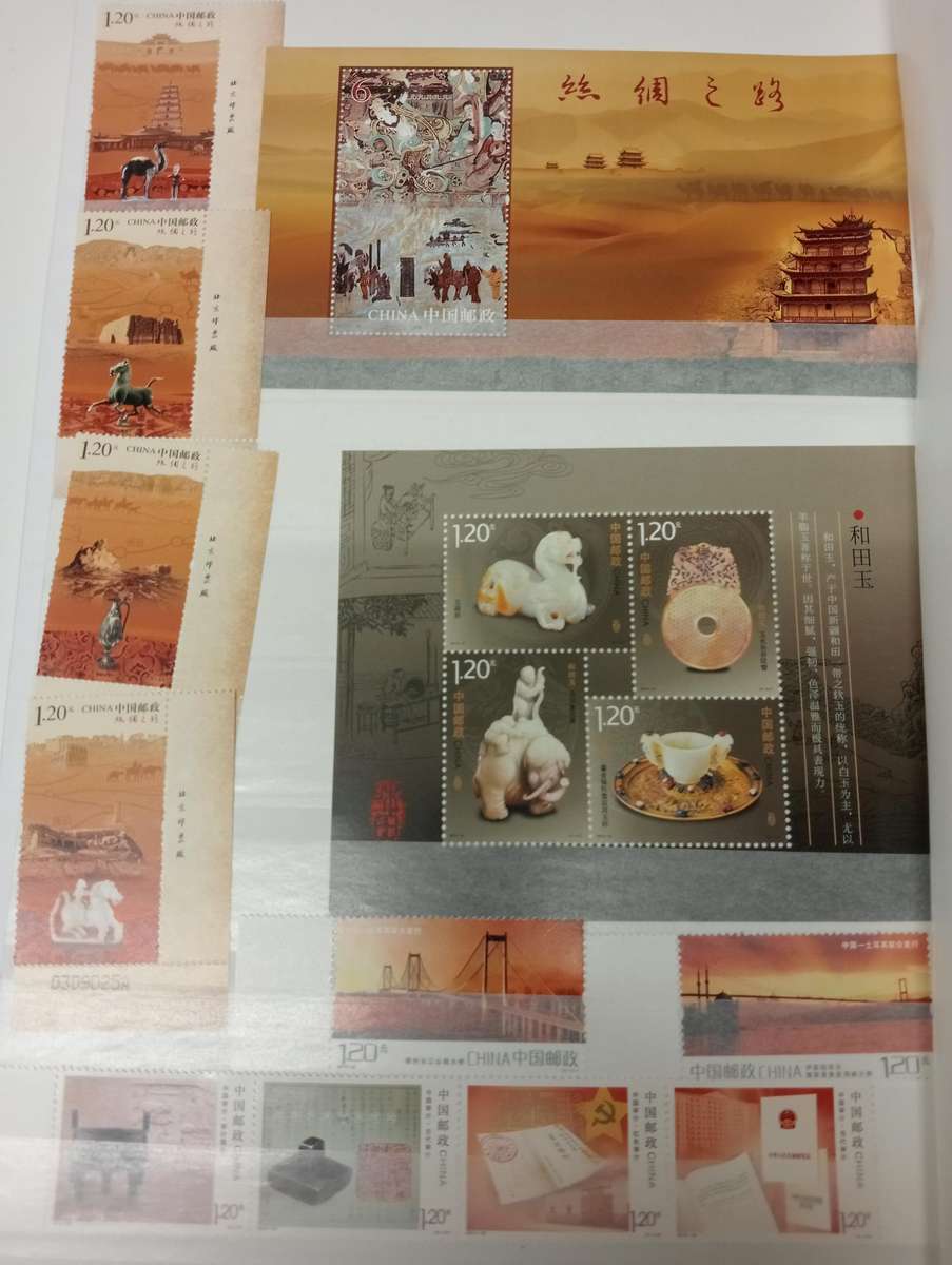 CHINA-A VERY SCARCE COLLECTION OF SUPERB UMM + mini sheets  2012/3 MANY PAGES see below R8000.00+