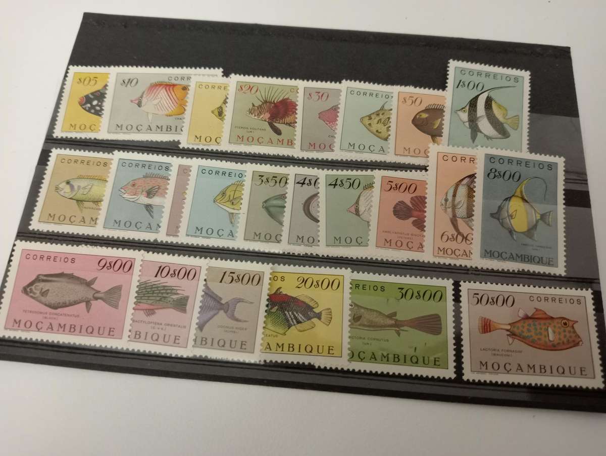 MOZ. DIFFICULT FISH set complete vfm-h.r.