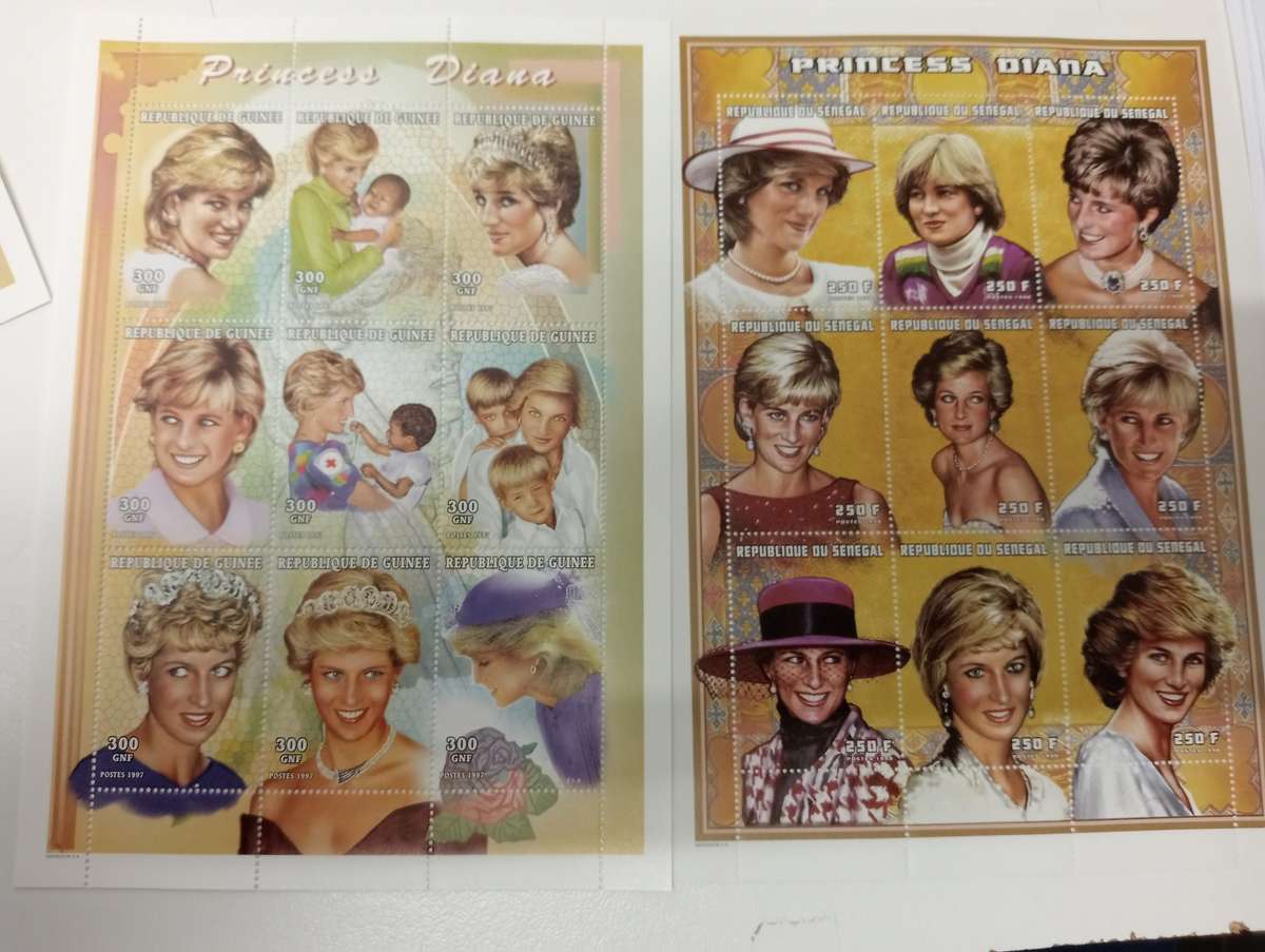 LADY DI-SCARCE not the normal issues superb umm FULL SHEETS