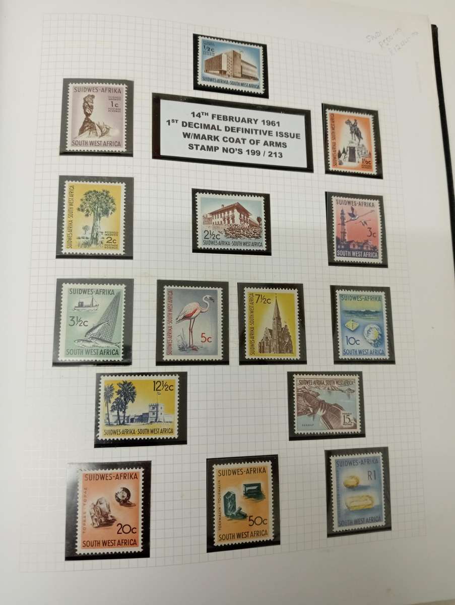 SWA-VERY SCARCE SUPERB UMM DEFINITIVE controls and sets all superb R28650.00+