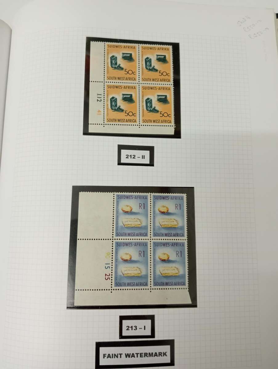 SWA-VERY SCARCE SUPERB UMM DEFINITIVE controls and sets all superb R28650.00+