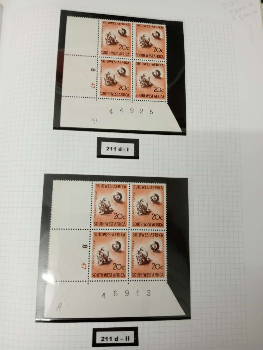 SWA-VERY SCARCE SUPERB UMM DEFINITIVE controls and sets all superb R28650.00+