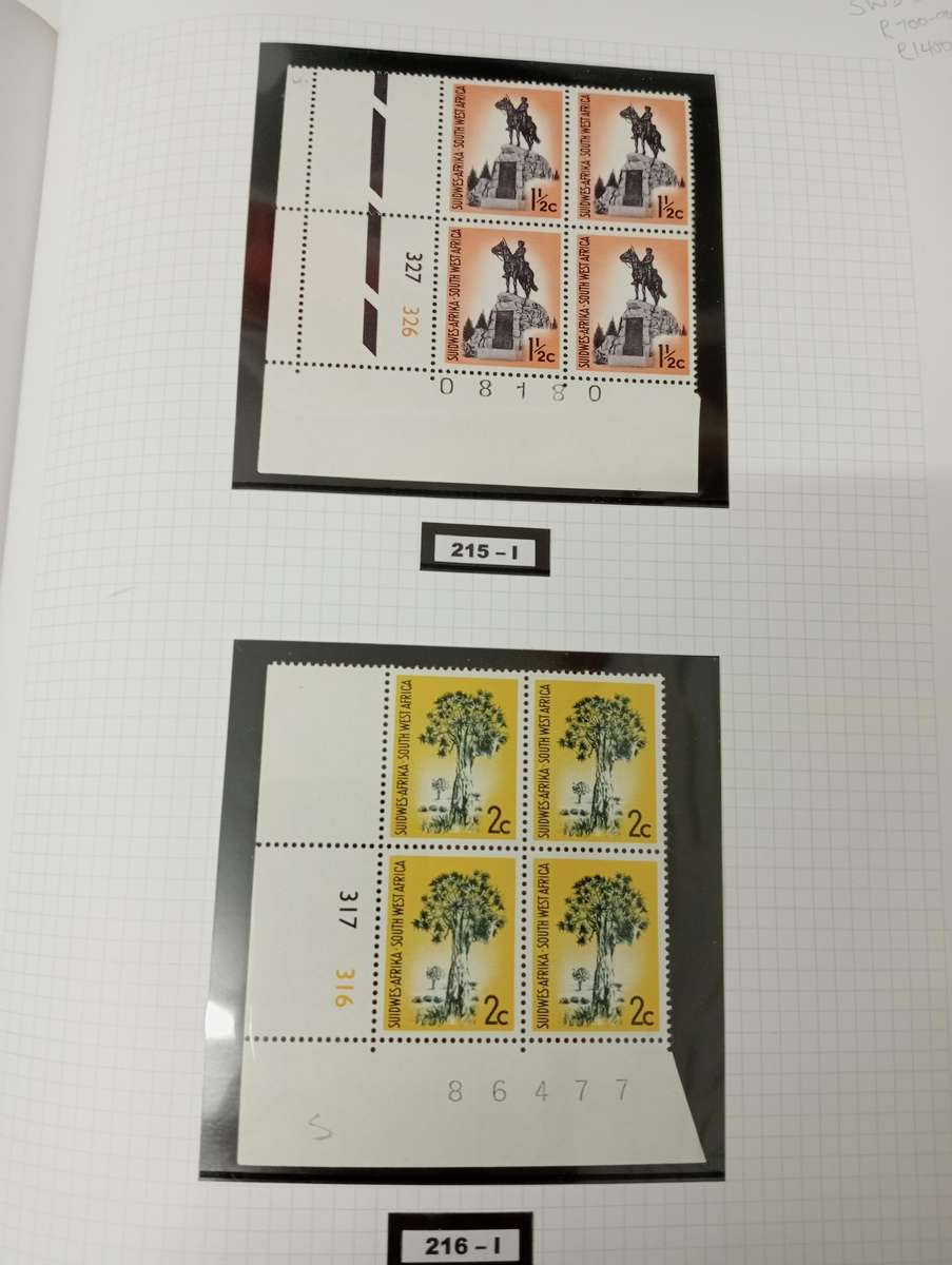 SWA-VERY SCARCE SUPERB UMM DEFINITIVE controls and sets all superb R28650.00+