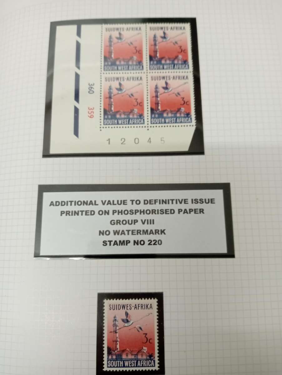 SWA-VERY SCARCE SUPERB UMM DEFINITIVE controls and sets all superb R28650.00+