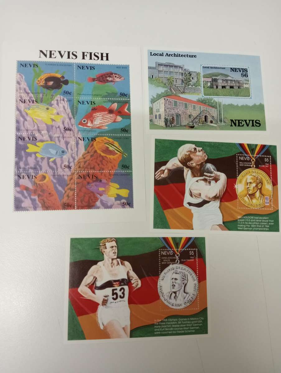 NEVIS-STUNNING MINI SHEETS-MANY birds, animals and much more + DISNEY