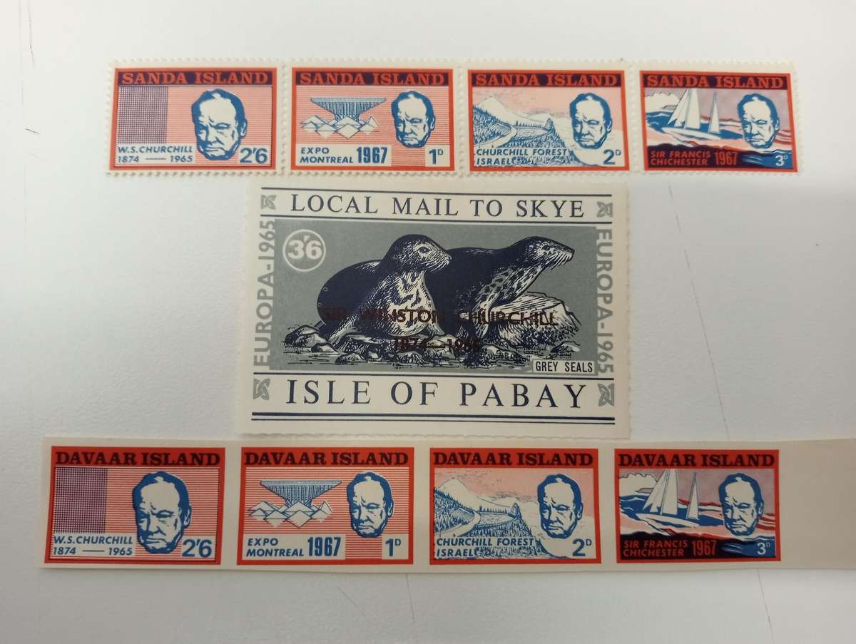 VERY SCARCE COLLECTION " Churchill and Kennedy " ALL SUPERB UMM imperf mini sheets a big lot below