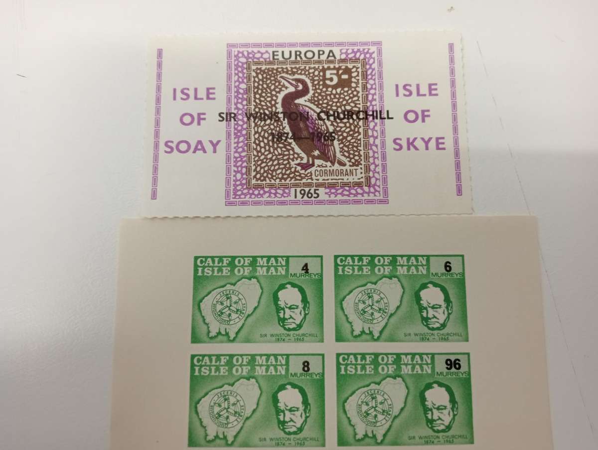 VERY SCARCE COLLECTION " Churchill and Kennedy " ALL SUPERB UMM imperf mini sheets a big lot below