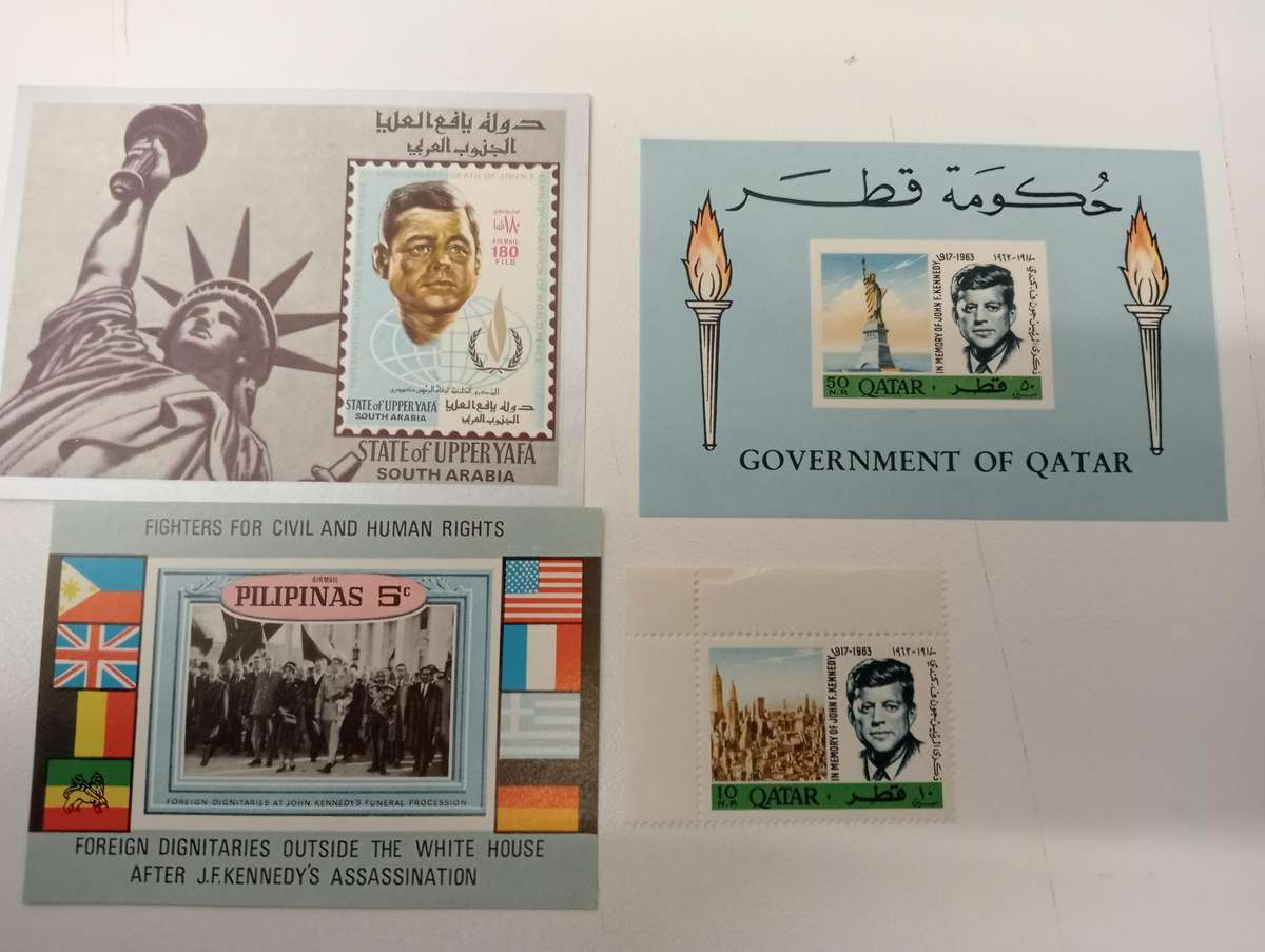 VERY SCARCE COLLECTION " Churchill and Kennedy " ALL SUPERB UMM imperf mini sheets a big lot below