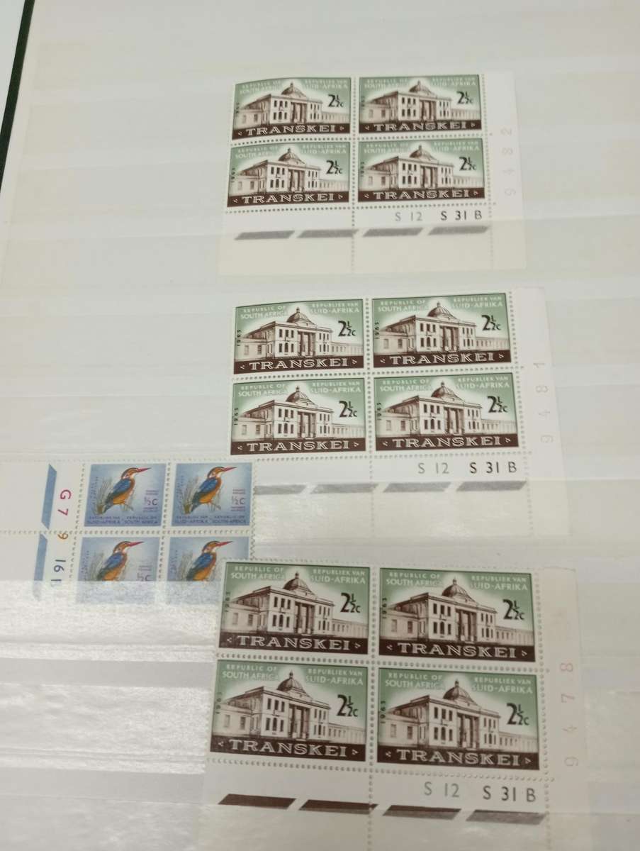 LOVELY CLEAN STOCK BOOK with odds and ends