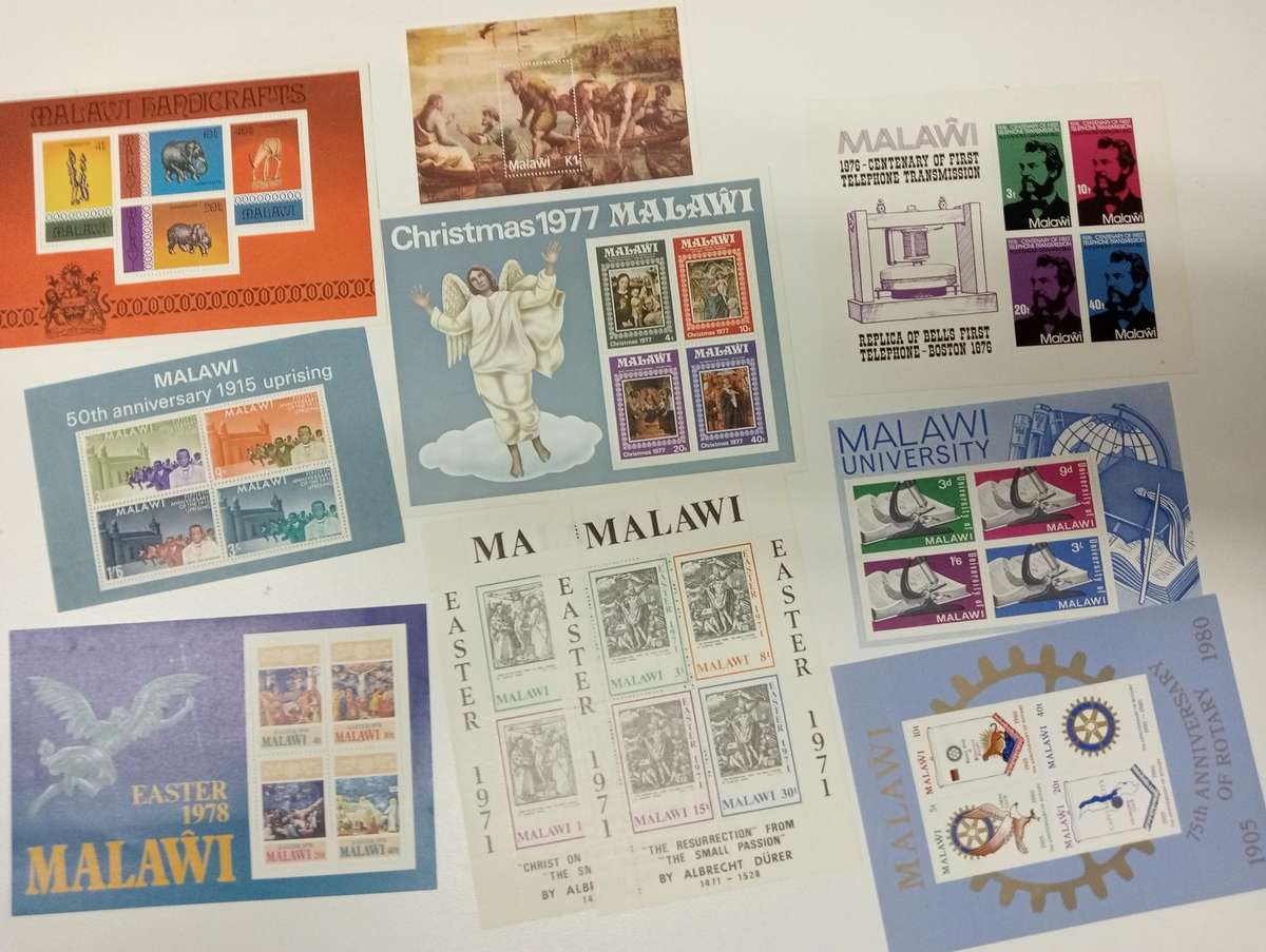 MALAWI-MANY mini sheets all superb umm