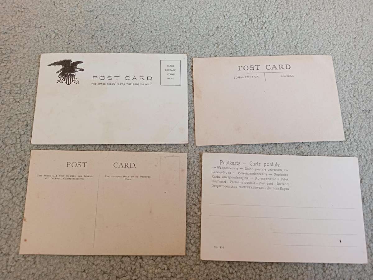 16 EARLY 1900`s  POSTCARDS-Buildings, Ships,Nature and more