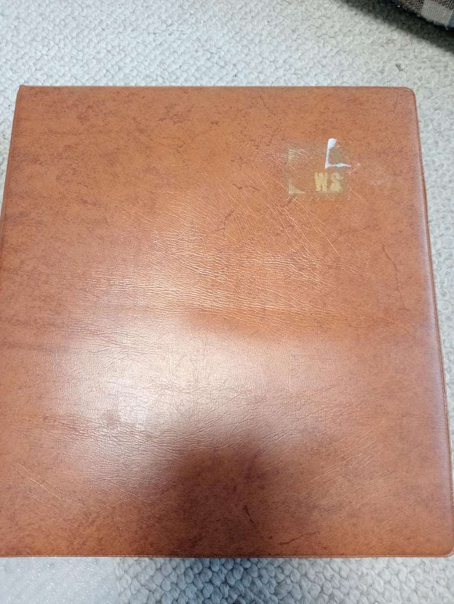 15 DOUBLE SIDED very fine postcard,airmail type ALBUM many date cards included.