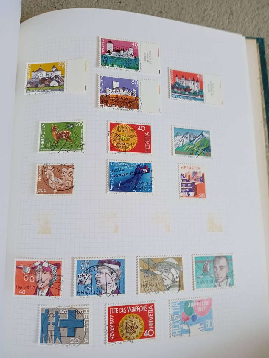 SWITZERLAND LOVELY- collection vfu, many complete sets on many pages