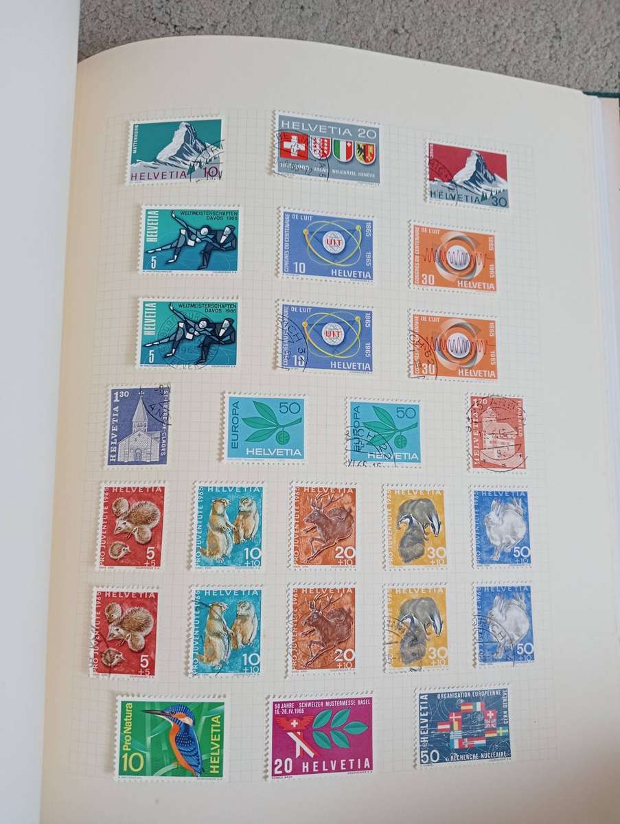 SWITZERLAND LOVELY- collection vfu, many complete sets on many pages