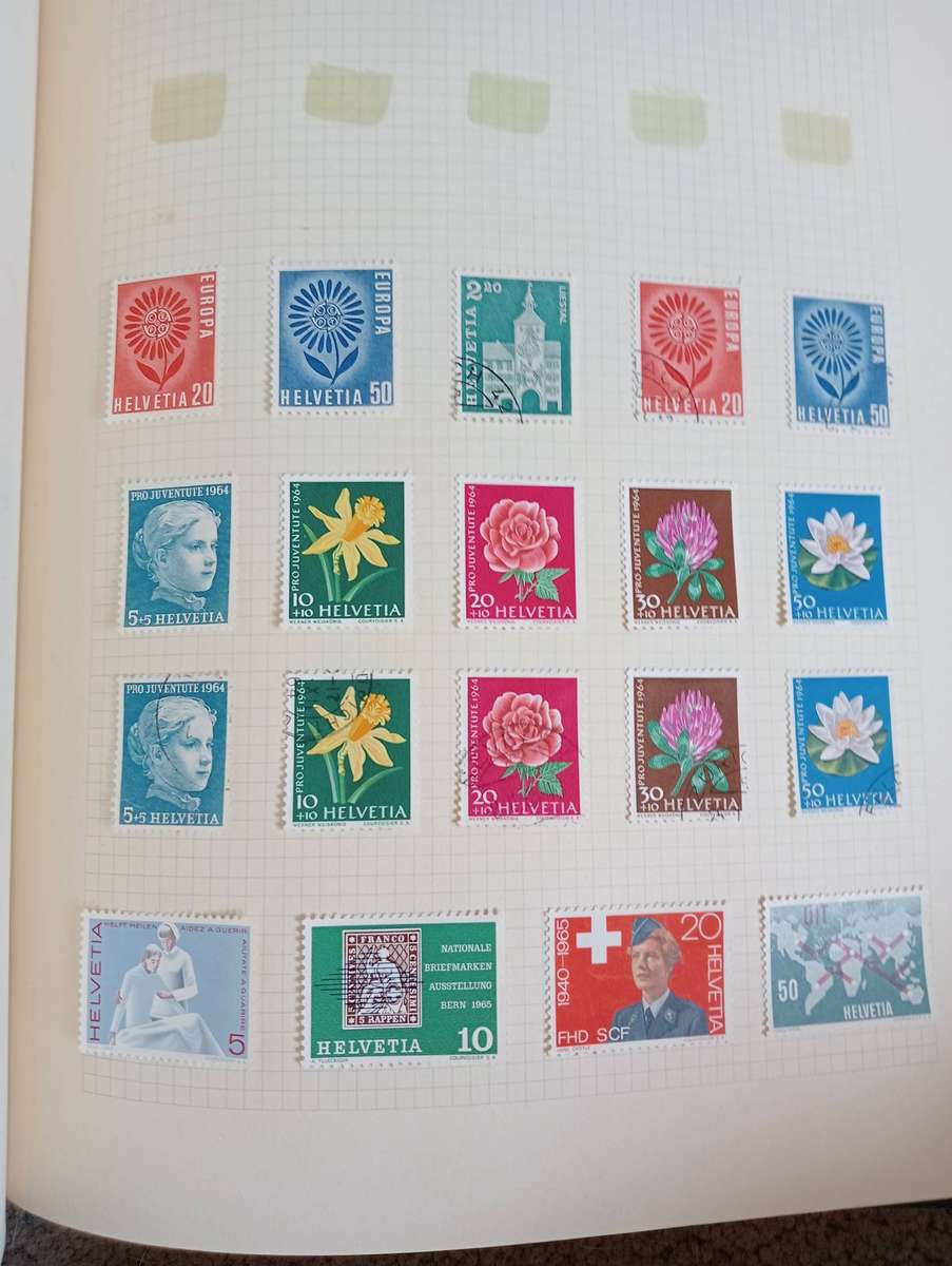 SWITZERLAND LOVELY- collection vfu, many complete sets on many pages