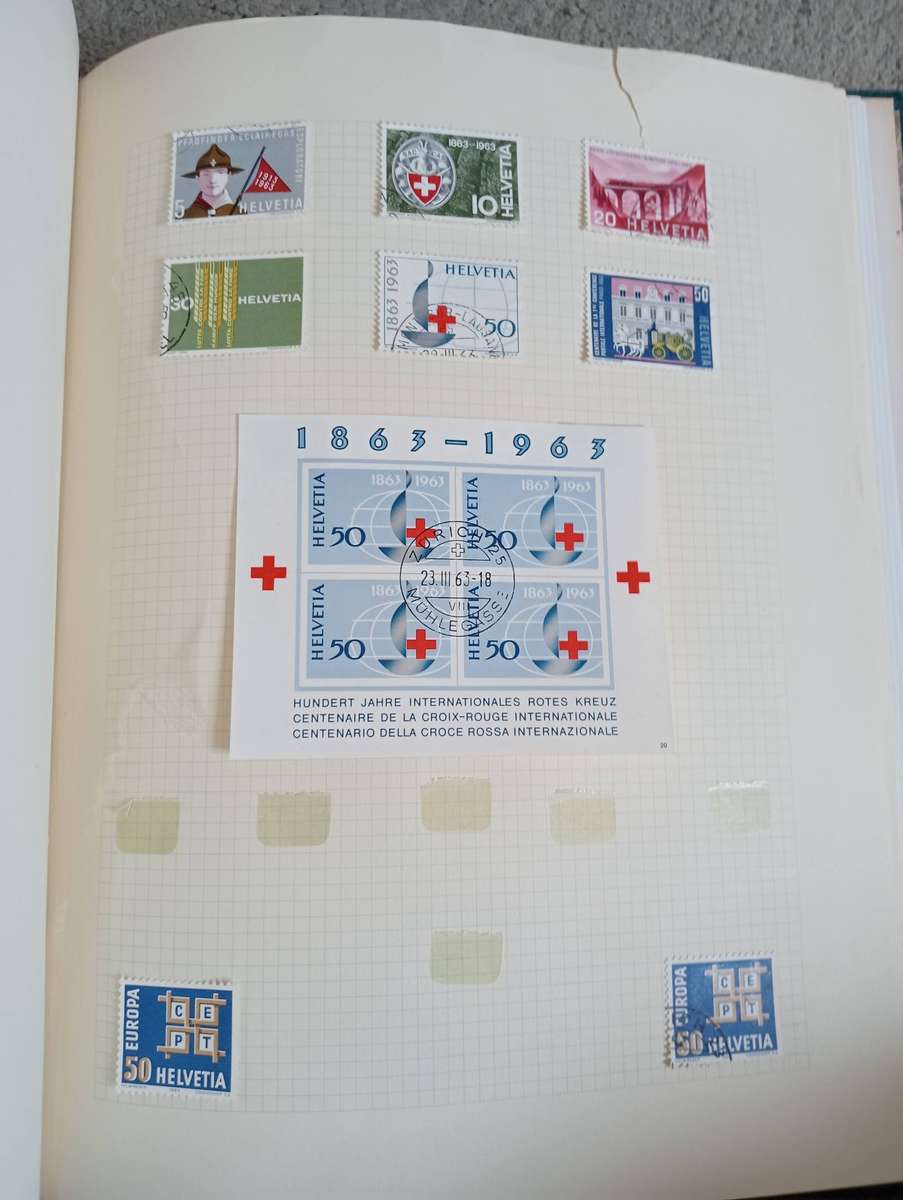 SWITZERLAND LOVELY- collection vfu, many complete sets on many pages