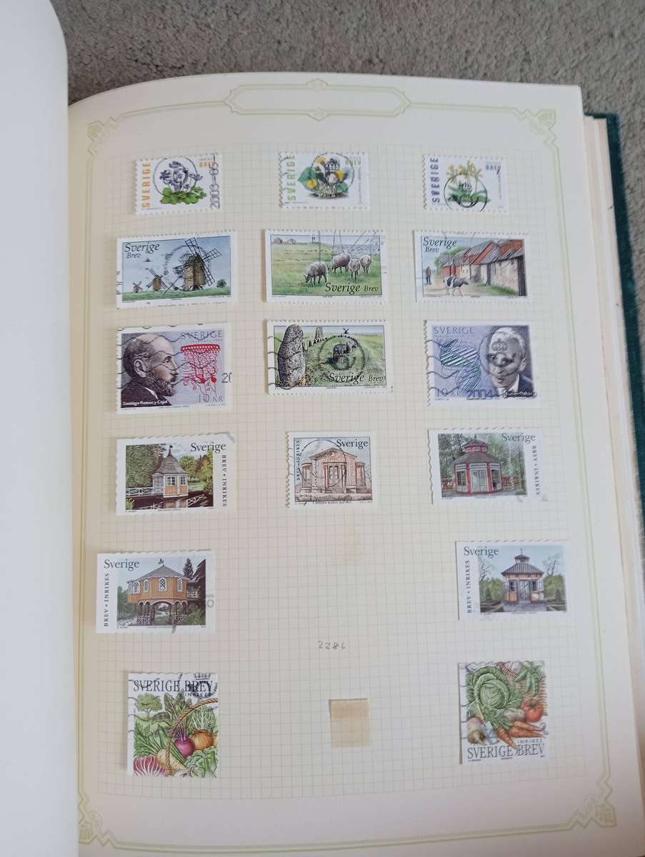SWEDEN-scarce modern collection vfu