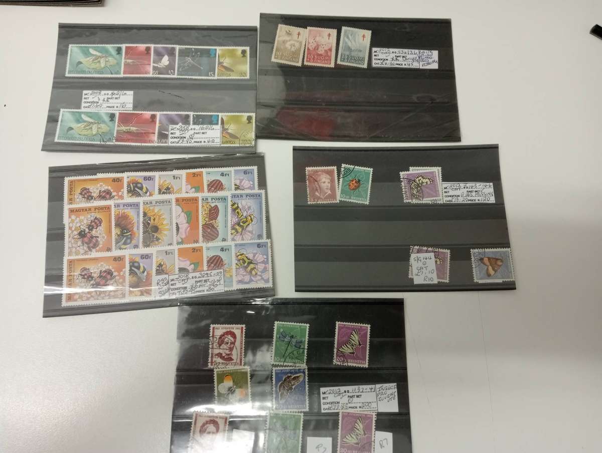 THEMATICS  MANY CARDS WITH SETS MINI SHEETS AND MUCH MORE-CARDS SOLD WITH SETS