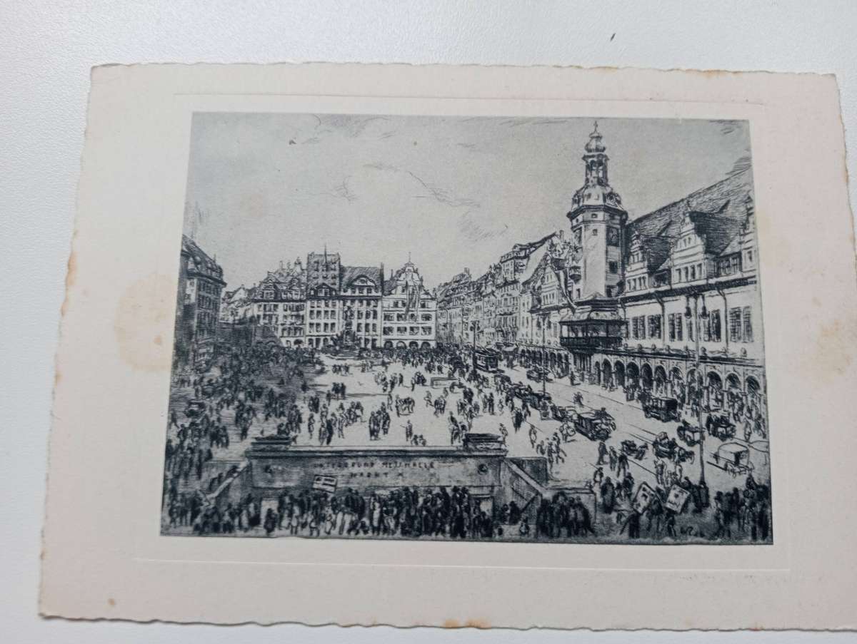 GERMANY SCARCE LIEPZIG  CARD