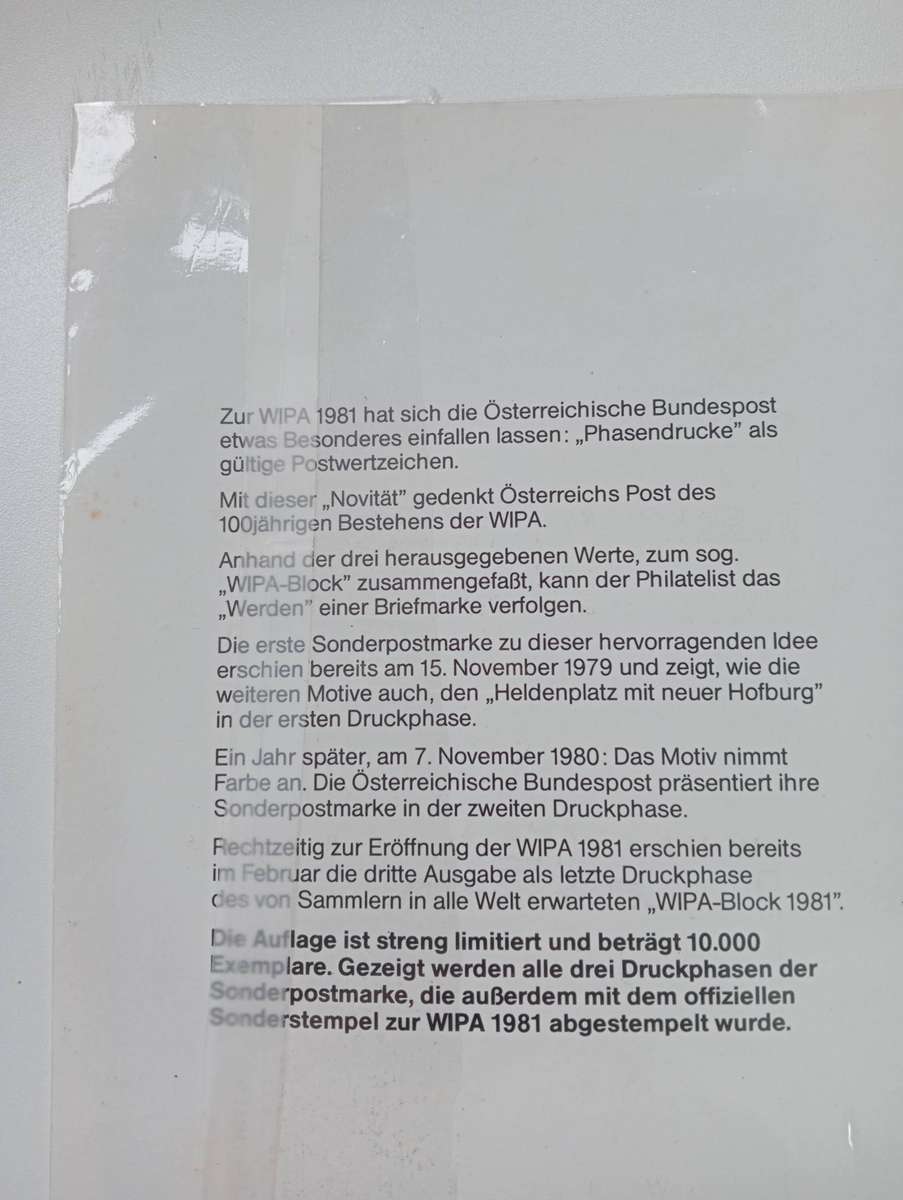 AUSTRIA-SCARCE MINI on card