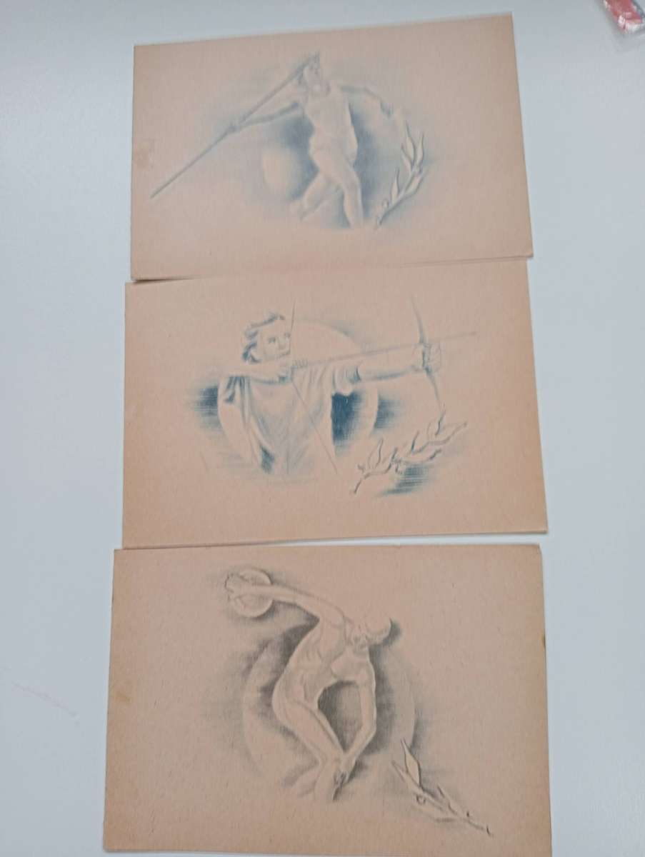 6 SCARCE 1955 POLISH ITEMS-COLOUR CHANGES