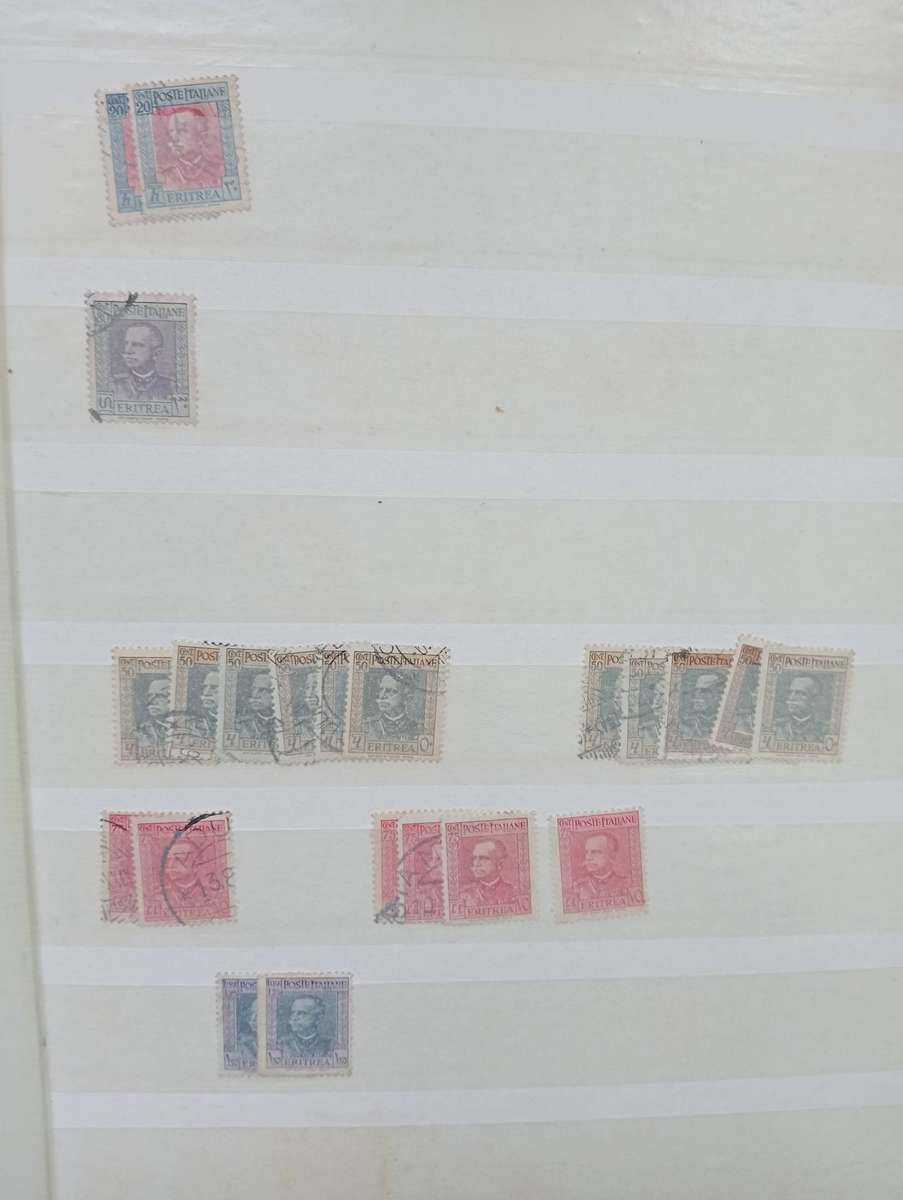 STOCK BOOK-ERITREA SCARCE LOT