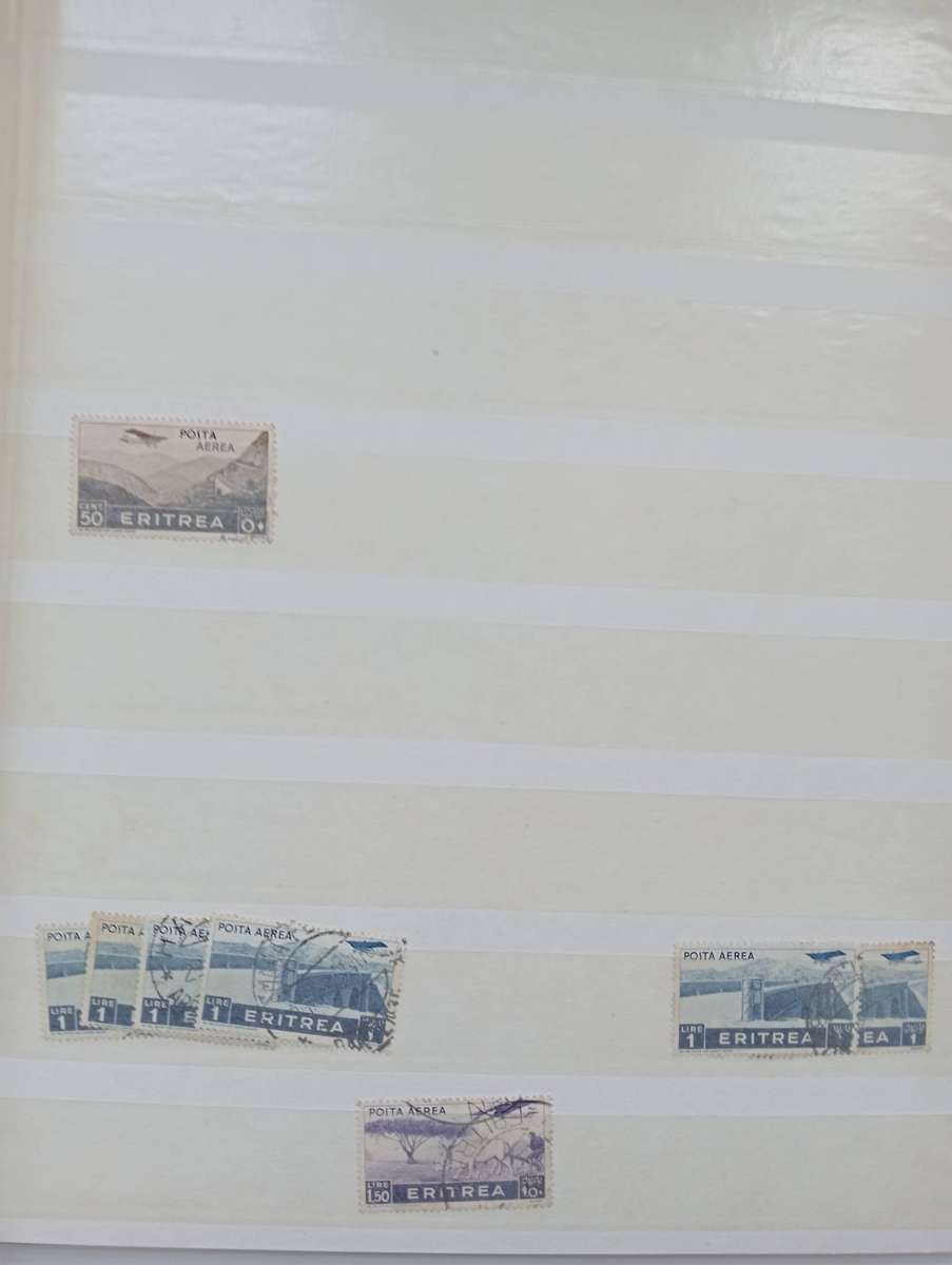 STOCK BOOK-ERITREA SCARCE LOT