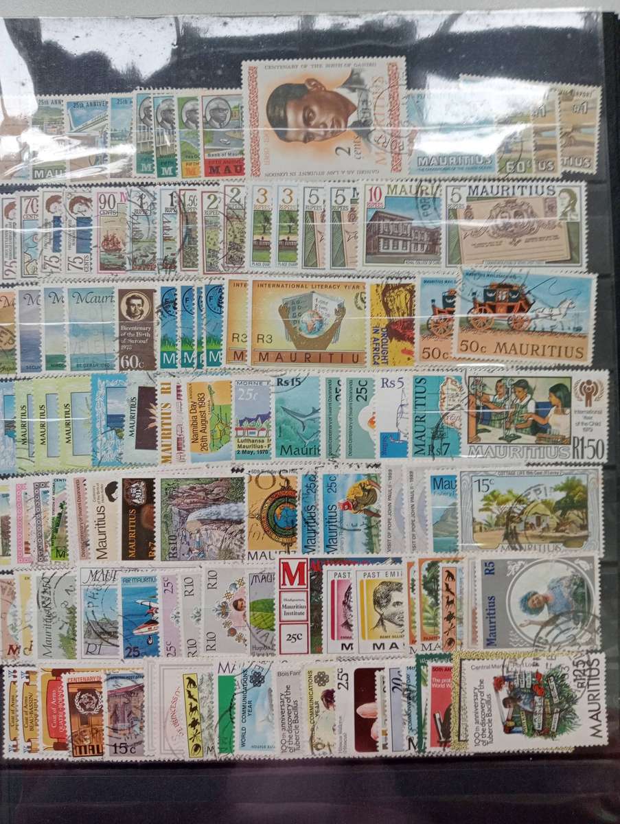 LOVELY SCARCE ITEMS ON TWO STOCK BOOK PAGES-must study well !!!!!