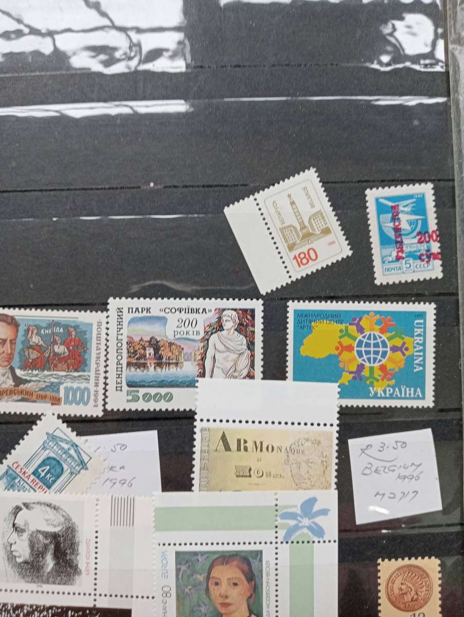 GREAT CLEAN STOCK BOOK UMM, THEMATICS and more