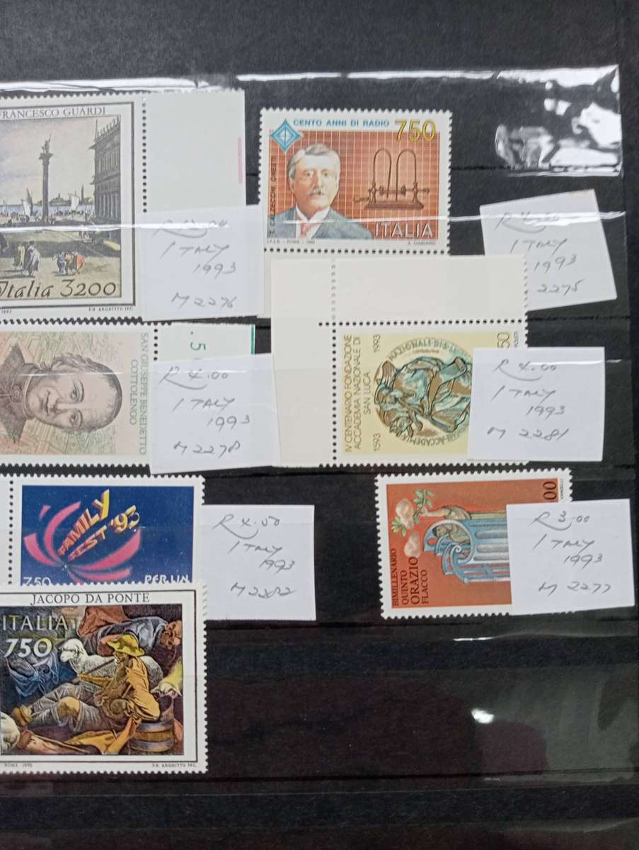 GREAT CLEAN STOCK BOOK UMM, THEMATICS and more